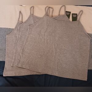 Wild Fable Set Of 3 NWT Gray Cami Tops
